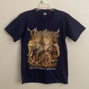 SUPER Men’s T Shirt with Elephant Print Size L NWOT